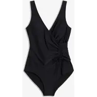 Bonprix Maillot 1 pièce sculptant à fronces, maintien léger