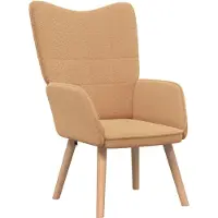 vidaXL fauteuil Beige 62 x 67 x 95,5 cm Tissu Sherpa