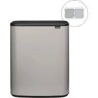 Brabantia 255045 Bo Touch Trash Can Clair