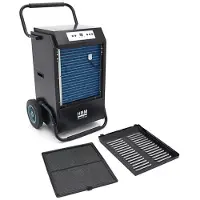 HBM déshumidificateur de chantier professionnel, déshumidificateur d’air, capteur d’humidité 90 litres, 1080 Watt