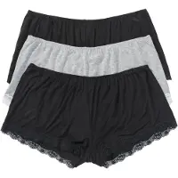 Bonprix Lot de 3 shorties en viscose