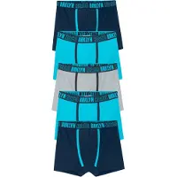 Bonprix Lot de 5 boxers en coton doux et extensible