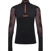Hummel hmlBLAZE PRO TRAINING HALF ZIP BLACK/ORANGE XL