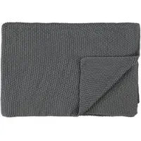 Marc O'Polo Plaid Nordic Knit Plaid Stone Gris-130 x 170 cm