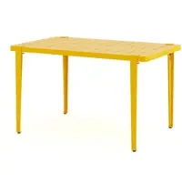 TIPTOE Midi Outdoor Table d'Extérieur Sun Yellow | 4 seater