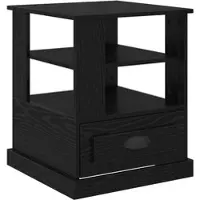 vidaXL Cabinet de chevet Chêne noir 50 x 50 x 60 cm Bois d'ingénierie