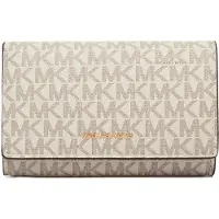 Michael Kors Porte-monnaies marron / jaune pastel / or