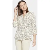 Nydj Pintuck Blouse Imprimé Animal | Serafina