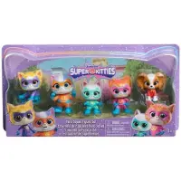 Just Play Ensemble de 5 figurines Disney Junior SuperKitties Hero Squad, jouets pour enfants partir de 3 ans