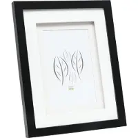 Deknudt Frames S65KK2 noir 13x13 bois double passe-partout (22.50 x 22.50 cm)