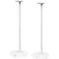Goobay 71983 Basic Support de haut-parleur Modern Era 1 Base, blanc - 2 pièces, compatible avec le Sonos Era 100, avec le design réduit parfaitement adapté aux haut-parleurs Sonos
