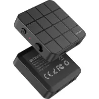 BlitzWolf BW-BL2 (Emetteur & Récepteur), Adaptateur audio Bluetooth, Noir
