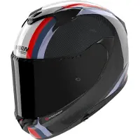 Nolan X-904 ULTRA CARBONE GEMINI Casque Intégral Blanc/Bleu/Rouge S unisex