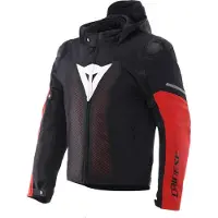 Dainese Super Sprint Air, veste en textile ,Noir/Blanc/Rouge ,50