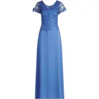 Vera Mont Robe de soirée bleu roi