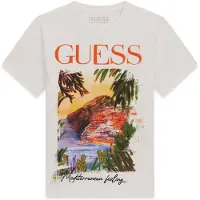 GUESS T-shirt Garçon Pure White