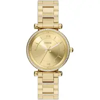 Fossil Montre à affichage analogique 'CARLIE' or
