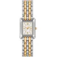 Michael Kors Montre à affichage analogique 'ESSEX' or / argent