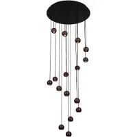 Lucide Lampe pendante Vide Design Montana 16 café clair