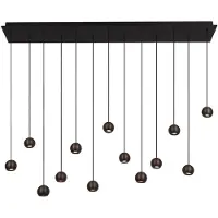 Lucide Lampe pendante de conception Montana 13 café brun clair