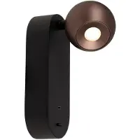 Lucide Ampoule de lampe murale Montana Dessinez le café brun