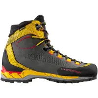 La Sportiva - Chaussures d'alpinisme en GORE-TEX - Trango Tech Leather GTX Black/Yellow en Cuir - Taille 42 - Noir