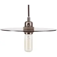 Frama Circle Shade Suspension Smokes Glass|Steel