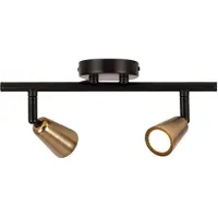 Lucide Projecteur de plafond Tiana Champagne 2 lumières