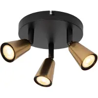 Lucide TIANA – Applique murale – noire – culot GU10 – 75W