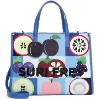 Suri Frey Cabas 'Issy' bleu / bleu ciel / rouge