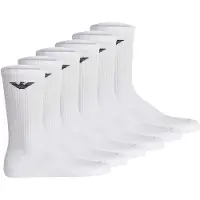 Emporio Armani Chaussettes de sport blanc