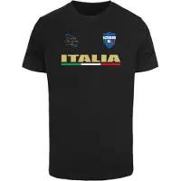 Mister tee T-Shirt 'Italia' moutarde / vert / rouge feu / noir