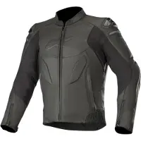 Alpinestars Veste En Cuir Caliber Black, Taille: 56