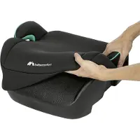 Bebeconfort Gaia i-Safe, Siège enfant reboarder, Compact et léger, Facile à installer avec la ceinture, 6-12 ans, 22-36 kg, 128-150 cm, Mineral Black