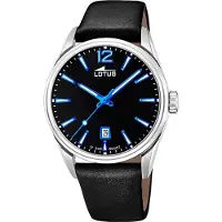 Lotus Montre pour hommes Classic luxe élégant en cuir noir UL18693/6