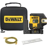 DeWalt DCLE14251GB-XJ Laser À Lignes Croisées Dans Un Étui - 5 Lignes - Vert - 20 M - IP65