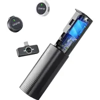 Ulanzi Ensemble microphone sans fil A21 + étui USB-C - noir et blanc