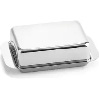 Weis Beurrier pour porte de réfrigérateur, Boîte de conservation, Argent