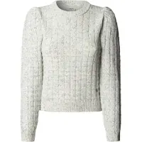 Pepe Jeans pour femme. PL7000131 Pull Kera blanc (L), Casuel, Coton
