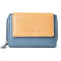 Green Burry GREENBURRY porte-monnaie Duett RV-Wallet RFID Greyblue / Tan bleu gris