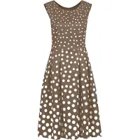 MADELEINE Robe brocart / blanc cassé