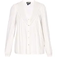 Dreimaster Chemisier blanc cassé