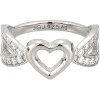 Elli Bague 'Heart' argent