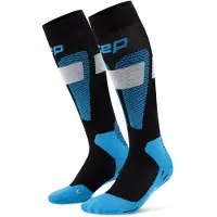 Cep Ski Merino Socks Tall 3.0, chaussettes de ski, hommes, bleu