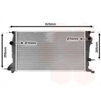 VAN WEZEL Radiateur, refroidissement du moteur (1710-21257) adaptable sur Renault