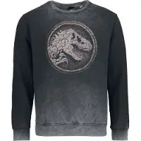 Jurassic Park Sweat-shirt de - Cracked Earth - S - XXL - pour Homme - gris - Taille XXL