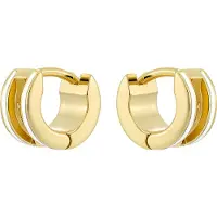 Ted Baker Boucles d'oreilles 'Rolo' or / blanc