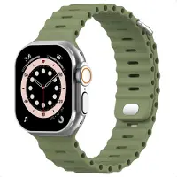 Accezz Bracelet Ocean pour Apple Watch | 44/45/46/49 mm - Khaki