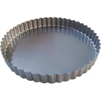 De Buyer Moule À Tarte 32 Cm En Acier Anti Adhèrent Fond Fixe