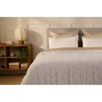 Emma Housse de Couette Satin de Coton 200x200 Beige Floral Tree Beige